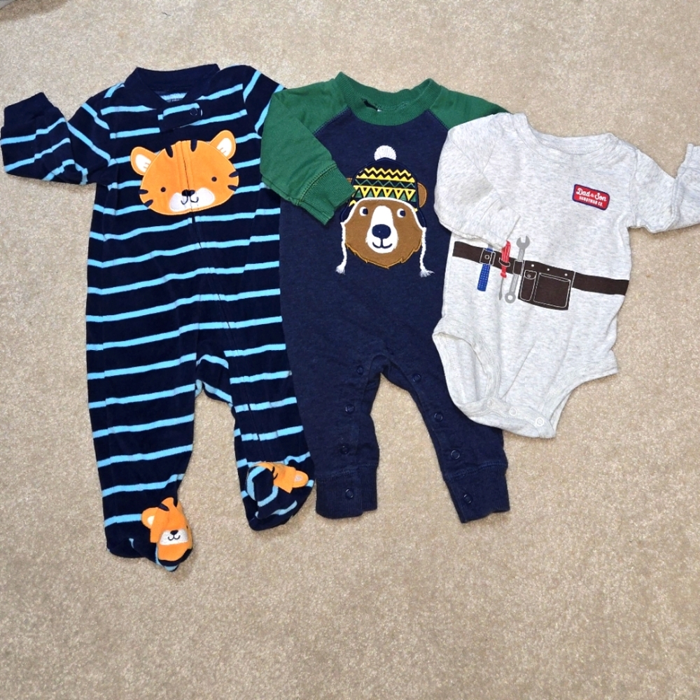 Carter's 3M Baby Boy Bundle 3pcs